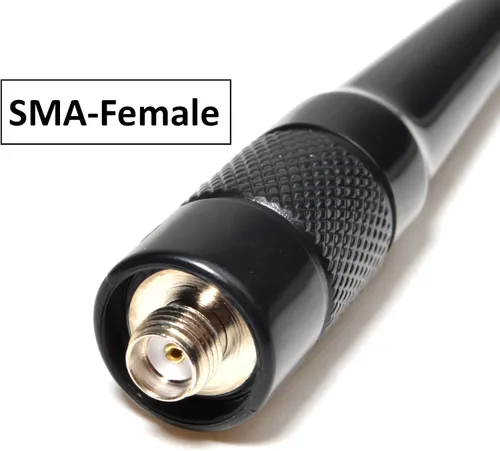 Vista 4 de Antena 771N, GMRS 462-467Mhz 14.5 pulgadas antena látigo, conector hembra SMA-hembra para Kenwood TYT Retevis BAOFENG UV-82 UV-B5 GT-3 BF-F8HP