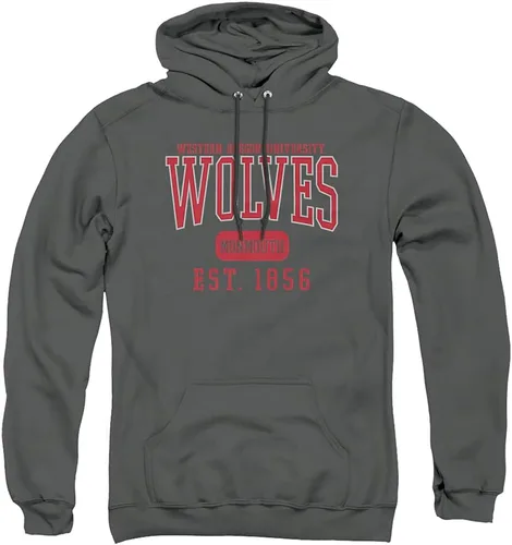 Vista 176 de LOGOVISION Colección de sudaderas con capucha unisex con diseño oficial de Collegiate Est. Date para hombres y mujeres