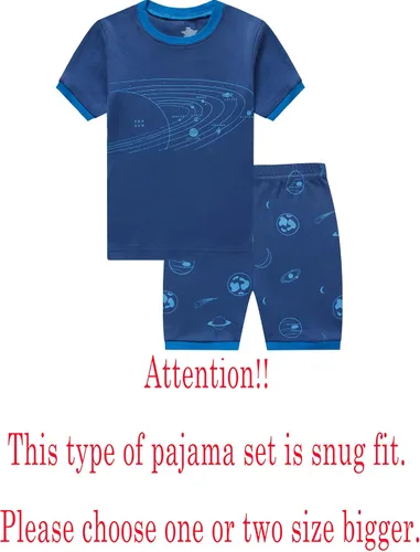 Vista 2 de Pijama Family Feeling para niño, conjunto de pijama con short, 100% algodón