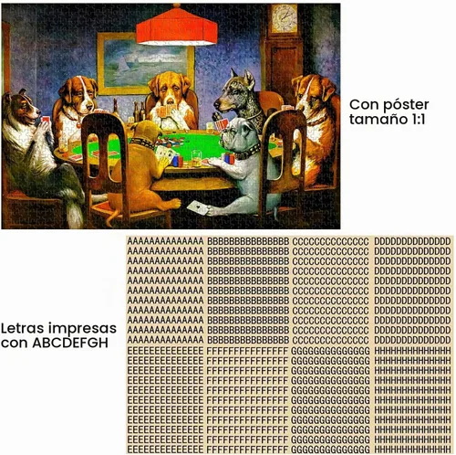 Vista 3 de Rompecabezas de 1000 piezas para adultos, rompecabezas de madera de 1000 piezas para adultos, rompecabezas para niños, rompecabezas de perros