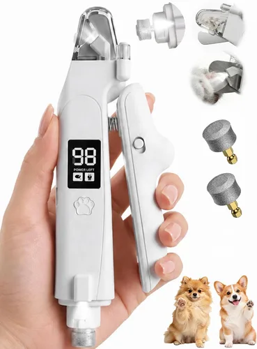 Vista 9 de Cortaúñas para perros con luz, cortaúñas y amoladora 2 en 1 para perros