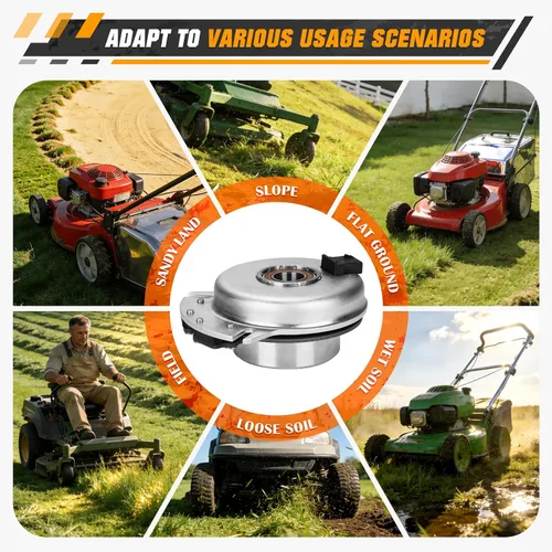 Vista 7 de Embrague de hoja de toma de fuerza 02763200 se adapta a Ariens Gravely 28 32 pulgadas cortacésped trasero motor Rider Zoom 52711900 52712000