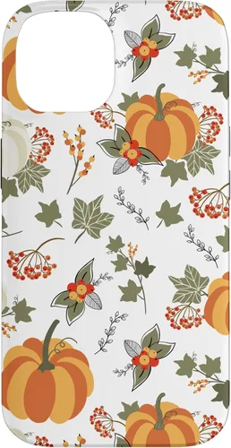 Vista 4 de Fall Leaves Autumn Pumpkin Pattern Autumn Vibes Color Case for iPhone 17