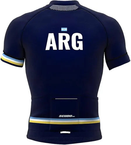 Vista 2 de Argentina Code - Camiseta de ciclismo de manga corta para hombre