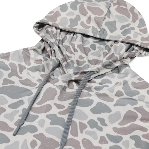 Vista 6 de Burlebo Sudadera de rendimiento para hombre – Prenda de manga larga ligera, ajuste atlético, absorción de humedad, protección solar Camuflaje