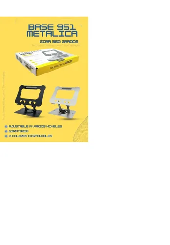 Base Metalica 951 Giratoria 360 grados.