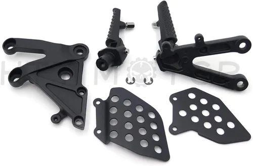 Vista 6 de MT390-007-BK Soporte de clavijas de pie delantero negro compatible con Cbr600Rr 2003 2004 2005 2006
