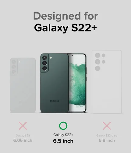 Vista 2 de Ringke Onyx - Funda compatible con Samsung Galaxy S22 Plus 5G (2022), resistente a los golpes, antideslizante, TPU delgada funda delgada para marino