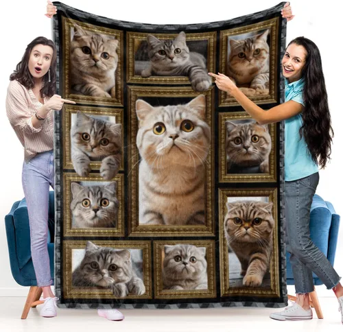Vista 14 de Manta de gato negro, regalos para mujeres y hombres, acogedora manta suave y mullida para sofá, cama, viajes, manta ligera de franela de felpa