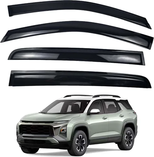 Vista 10 de Protectores de lluvia para ventanas compatibles con Toyota Prius 2010, 2011, 2012, 2013, 2014, 2015, accesorios para Toyota Prius, viseras