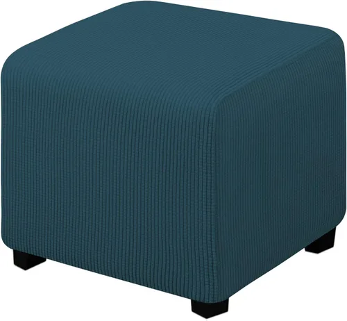 Vista 99 de Easy-Going Funda Elástica para Otomana Taburete de Almacenamiento Plegable Protector de Muebles Funda Rectangular Suave con Parte Inferior Elástica