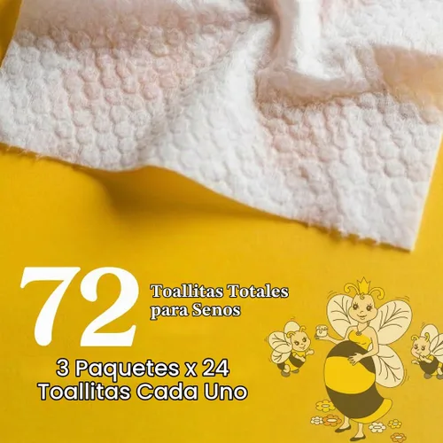 Vista 8 de BELLA B Nipple Nurture - Toallitas para extractor de leche de limpieza rápida, 3 paquetes de toallitas calmantes hipoalergénicas y sin parabenos