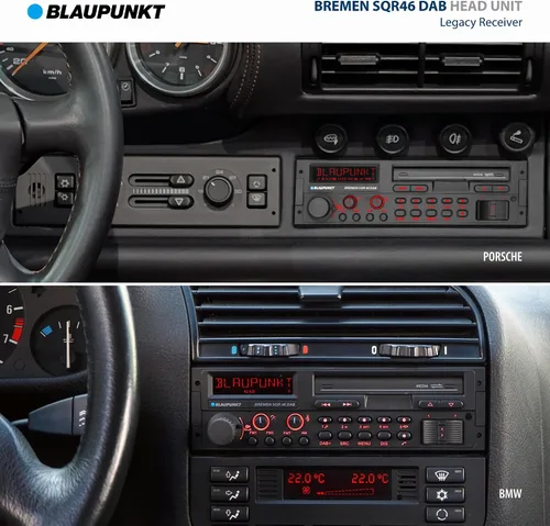 Vista 5 de BLAUPUNKT Bremen SQR 46 DAB Retro Car Stereo 80s Classic Bluetooth USB SD AUX - Negro