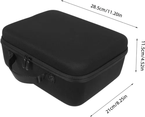 Vista 2 de SOLUSTRE Bolsa para secador de pelo, estuche de viaje para secador de pelo, bolsa organizadora con asa, almacenamiento portátil para viajes