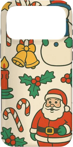 Vista 22 de Patrón retro de los años 90, decoración nostálgica de vacaciones para iPhone 16