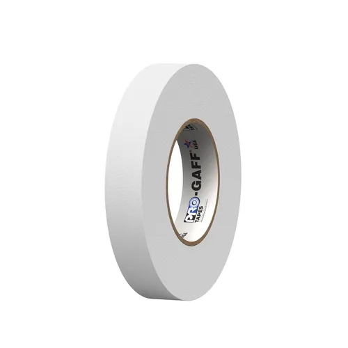 Vista 5 de ProTapes Pro Gaff - Cinta adhesiva plástica mate con adhesivo de goma, 11 mil de grosor, 55 yardas de longitud