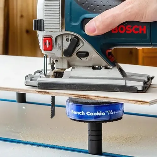 Vista 4 de Paquete de 4 elevadores Rockler de 2 pulgadas en T para Bench Cookie Plus o Connect