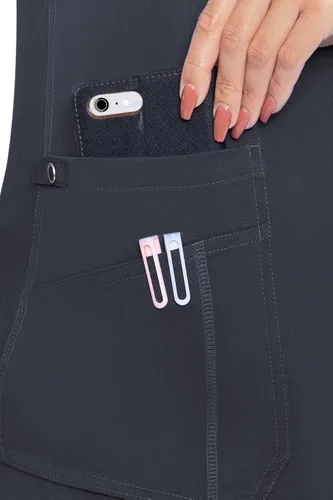 Vista 4 de Med Couture Touch - camisa de uniforme médico con cuello en V para mujer