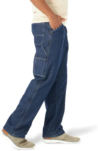 Vista 5 de Wrangler Authentics - Pantalón de vellón estilo carpintero para hombre
