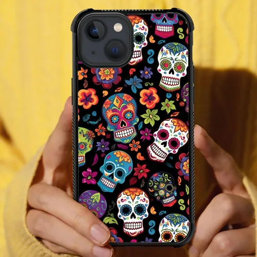 Vista 255 de Funda compatible con iPhone 8, a prueba de golpes, antiarañazos, bandera de ciervos de cola blanca de grano de madera estadounidense