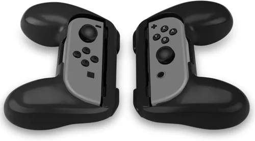 Vista 5 de HLRAO Accesorios de mango de agarre compatibles con Nintendo Switch Joy-Con Controller, kit de mango de repuesto para Nintendo Switch Joy Cons con 8