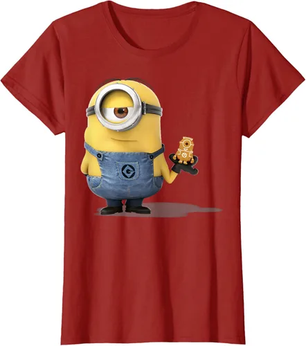 Vista 73 de Camiseta Despicable Me Minions Holding A Ginger Bread Minion Retrato Pequeña
