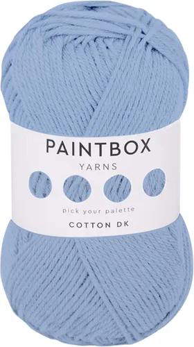 Vista 20 de Paintbox Yarns - Hilo 100% algodón DK, 1.76 onzas, 137 yardas, 410.1 ft #401 Papel blanco