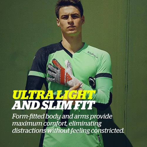 Vista 28 de Storelli ExoShield Gladiator Goalkeeper Jersey, High-Impact Protection, Sweat-Wicking, Breathable Athletic Shirt for Soccer