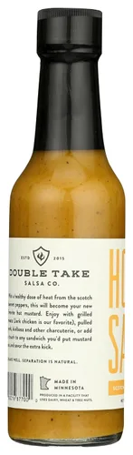 Vista 5 de Scotch Bonnet Mustard (Hot Ones) Salsa picante Double Take Salsa Company