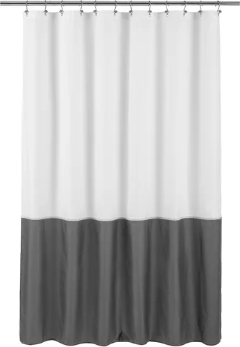 Vista 18 de ALYVIA SPRING Forro de Cortina de Ducha de Tela Extra Largo Impermeable - 72" x 96", Suave y Ligero Cortina de Ducha X-Larga con 3 Imanes, Lavable a