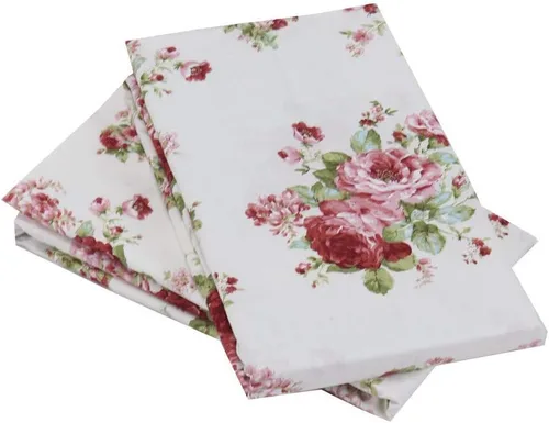 Vista 7 de Paquete de 2 fundas de almohada de algodón con diseño de flores para cabello y piel, 600 hilos, fundas de almohada Queen con cierre de sobre