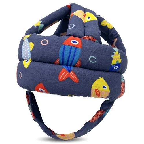 Vista 18 de Protector de cabeza de bebé, casco de bebé para gatear, caminar, sin golpes, cabeza de seguridad, gorra protectora ajustable para caminar, jugar