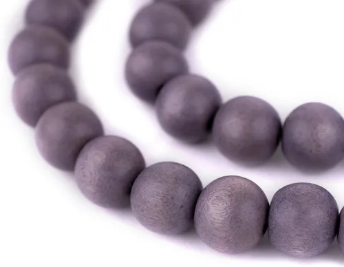 Vista 96 de TheBeadChest: cuentas de madera redondas naturales de 0.315 pulgadas, cuentas de madera sueltas espaciadoras para fabricar joyas, 4 tamaños