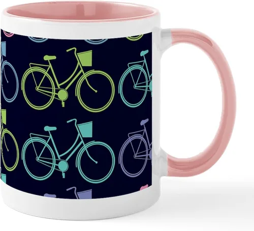 Vista 23 de CafePress Bicycle Bike Riding 11 Oz Ceramic Mug 11 oz (325 ml) Ceramic Coffee Mug