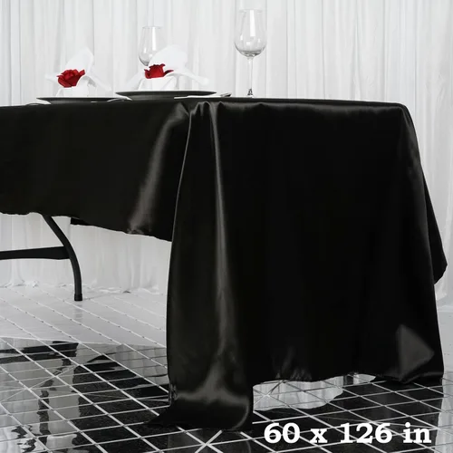 Vista 12 de Balsa Circle Mantel rectangular lavable de satén de color liso para fiesta de Halloween, 6 piezas de 60 x 102 pulgadas, color naranja, suministros