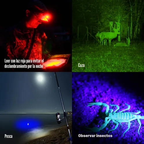 Vista 7 de NICRON Linternas recargables D10, mini linterna EDC de 500 lúmenes altos con imán de rotación de 360°, luces RGB y UV, IP54 impermeable, faro Naranja