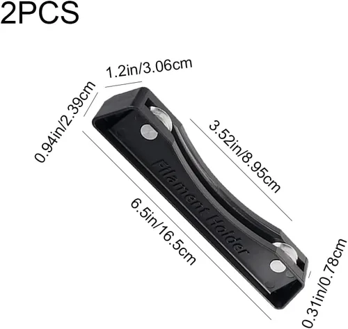 Vista 2 de Soporte de filamento para impresora 3D, soporte ajustable para carrete de impresora 3D, soportes duraderos para materiales de impresión 3D, 2