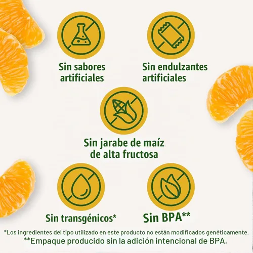 Vista 5 de Del Monte Naranja mandarina en tazas de aperitivos 100% jugo, tazas de 4 onzas (paquete de 12)
