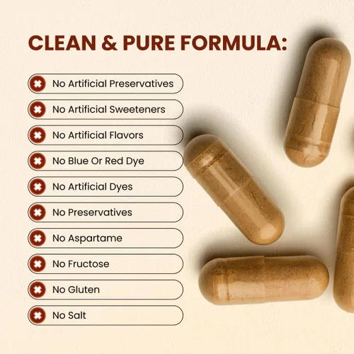 Vista 4 de CHOQ Seven Wonders Organic Mushroom Complex - Melena de León, Reishi, Chaga, Cordyceps - Apoyo inmunológico Alivio del estrés Energía natural - 30