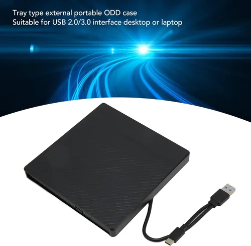 Vista 6 de Sanpyl Unidad externa de CD y DVD, unidad óptica portátil de 5 Gbps USB C, USB3.0 USB2.0 ROM Rewriter Writer Duplicator, para Win XP, para Win 2003