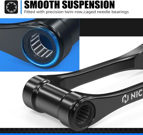 Vista 4 de NICECNC Enlace de Reducción Negro de 1.5″ Compatible con GasGas EX/EX F 250/300 2024 MC/MC F 125/250/350/450 2024 EC/EC F 250/300/350 2024 Brazo