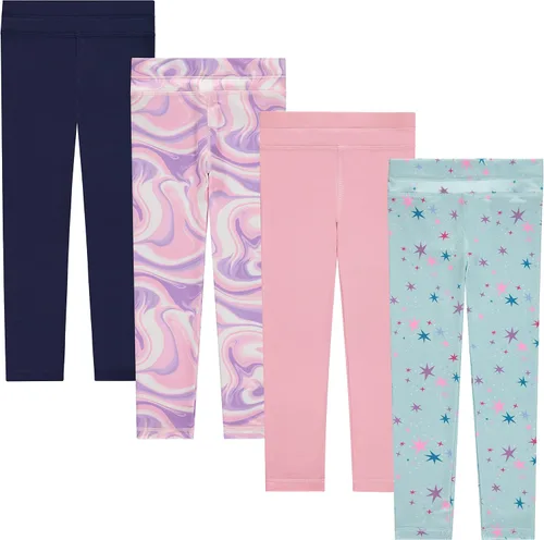 Vista 13 de BTween Paquete de 4 leggings para niñas, ejercicio, mallas deportivas con cintura ancha para niñas Basc1