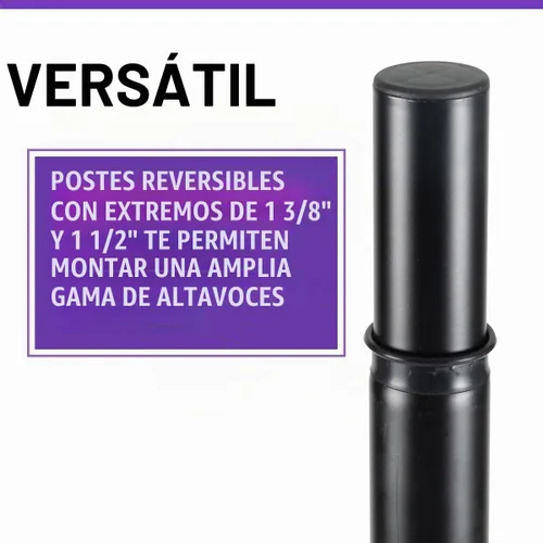Vista 5 de On-Stage SSP7950 - Paquete de soporte de altavoz de aluminio
