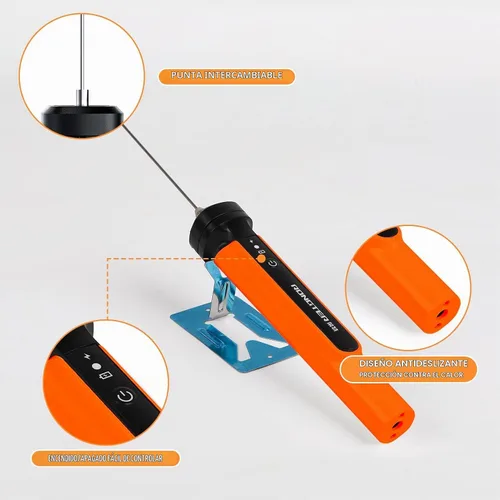 Vista 2 de 3-in-1 Hot Wire Foam Cutter, 662°F Styrofoam Cutter Kit, Orange Naranja