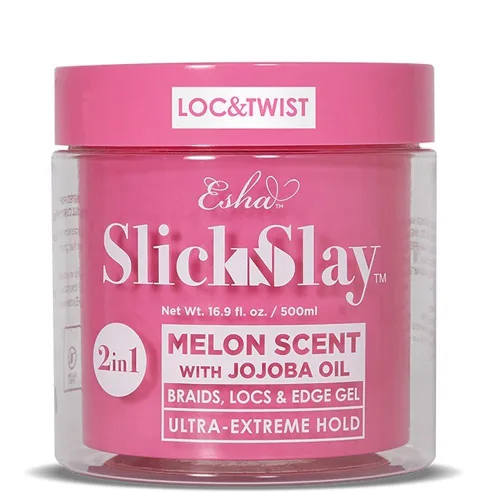 Vista 12 de Esha Slick N Slay - Gel trenzado 3 en 1 para trenzas y bordes, sujeción ultra extrema para el cabello, brillo hidratante y acondicionador, gel