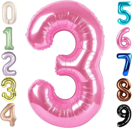Vista 172 de Globos del números 0 de 40 pulgadas para formar los números 10, 20, 30, 40, 50, 60, 70, 80, 90, 100, para decoración de cumpleaños, bodas, eventos
