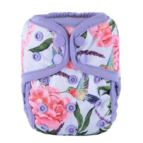 Vista 24 de Pañal para bebé recién nacido, 8lbs-10lbs (animal nativo americano)