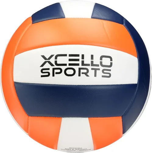 Vista 5 de Xcello Sports Gráficos surtidos de voleibol con bomba azul marino/verde/blanco, azul marino/naranja/blanco