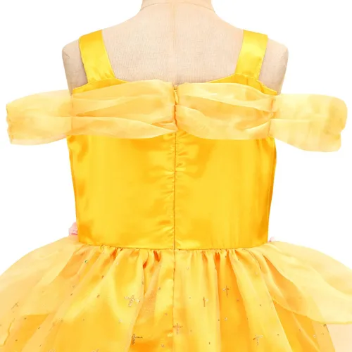 Vista 4 de GZ-LAOPAITOU Princess Dress Up Clothes for Little Girls Halloween Birthday Christmas Party Cosplay Costume