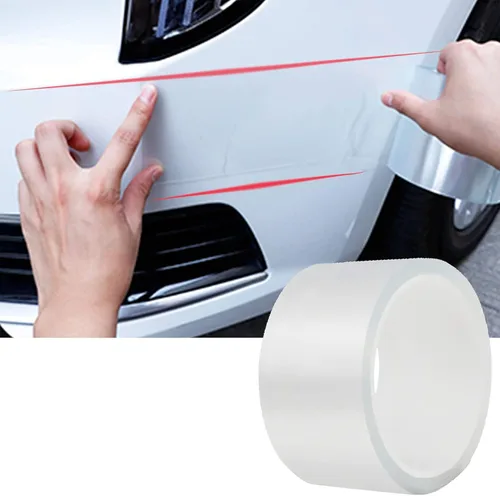 Vista 10 de ToLanbbt Protector Invisible para Borde de Puerta de Automóvil, Protectores de Umbral de Puerta Automotriz Anti-Rayones, Cinta Adhesiva Impermeable